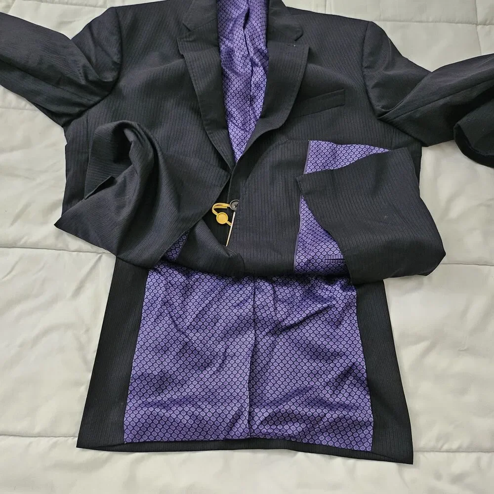 Ted Baker Endurance Blazer Mens Black 40R Wool Silk Jarrett Suit Sport Coat NWT